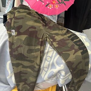 NBA camo sweat pants